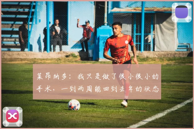 莱昂纳多：我只是做了很小很小的手术，一到两周能回到去年的状态